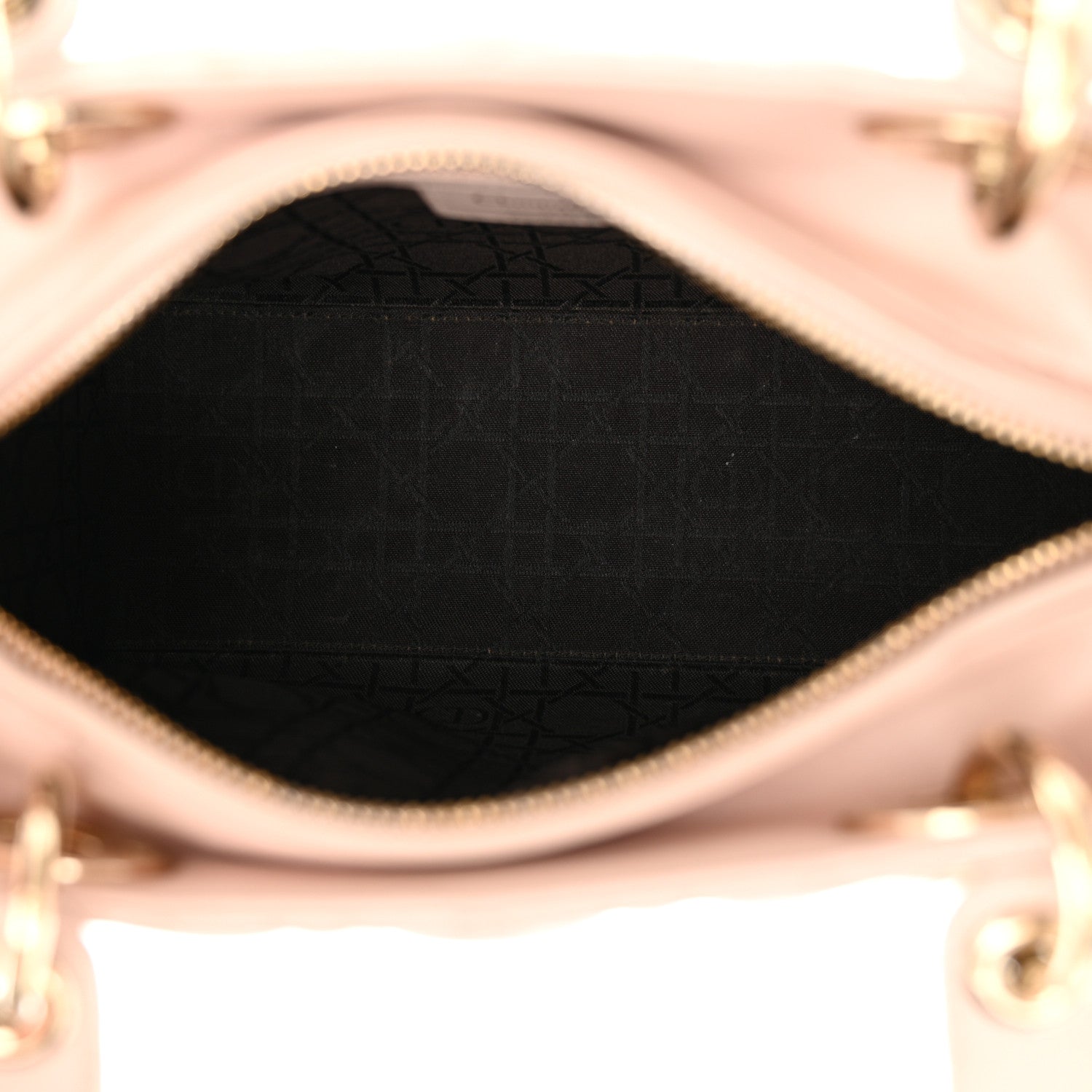 Christian Dior Lambskin Cannage Medium Lady Dior Light Pink 5 of 15