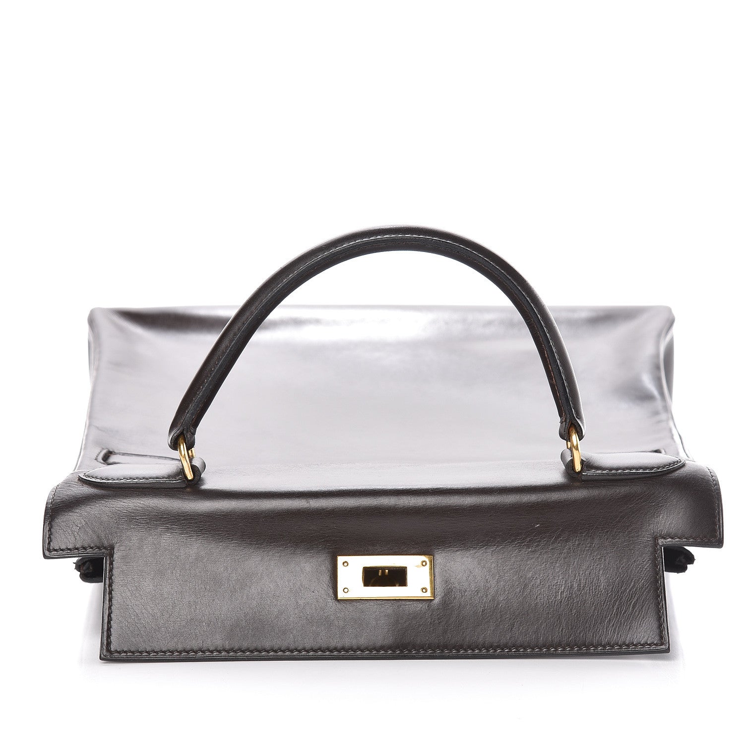 Hermes Box Kelly Retourne 28 Chocolate 16 of 35