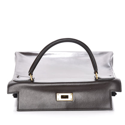 Hermes Box Kelly Retourne 28 Chocolate 16 of 35