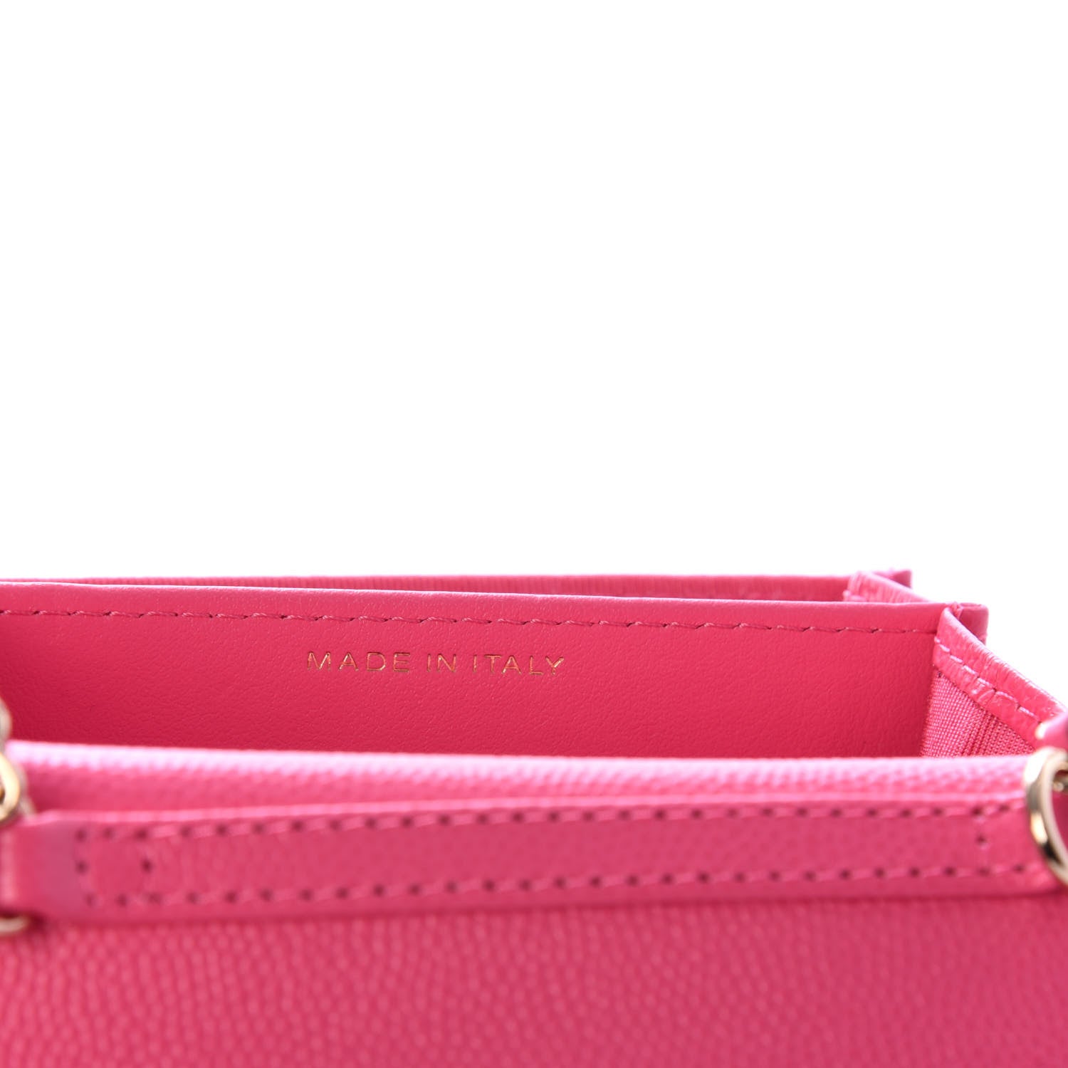 Chanel Caviar Quilted Flap Card Holder On Chain Pink 7 of 9