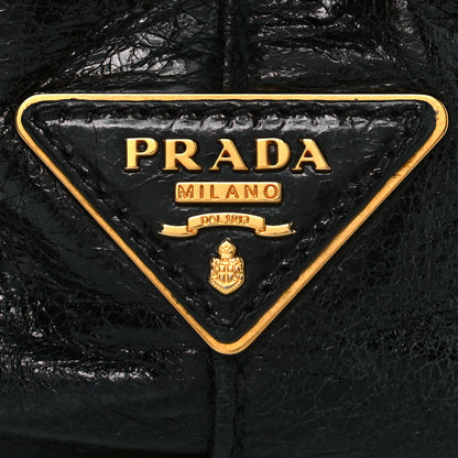 Prada Glace Calf Tote Black 6 of 8