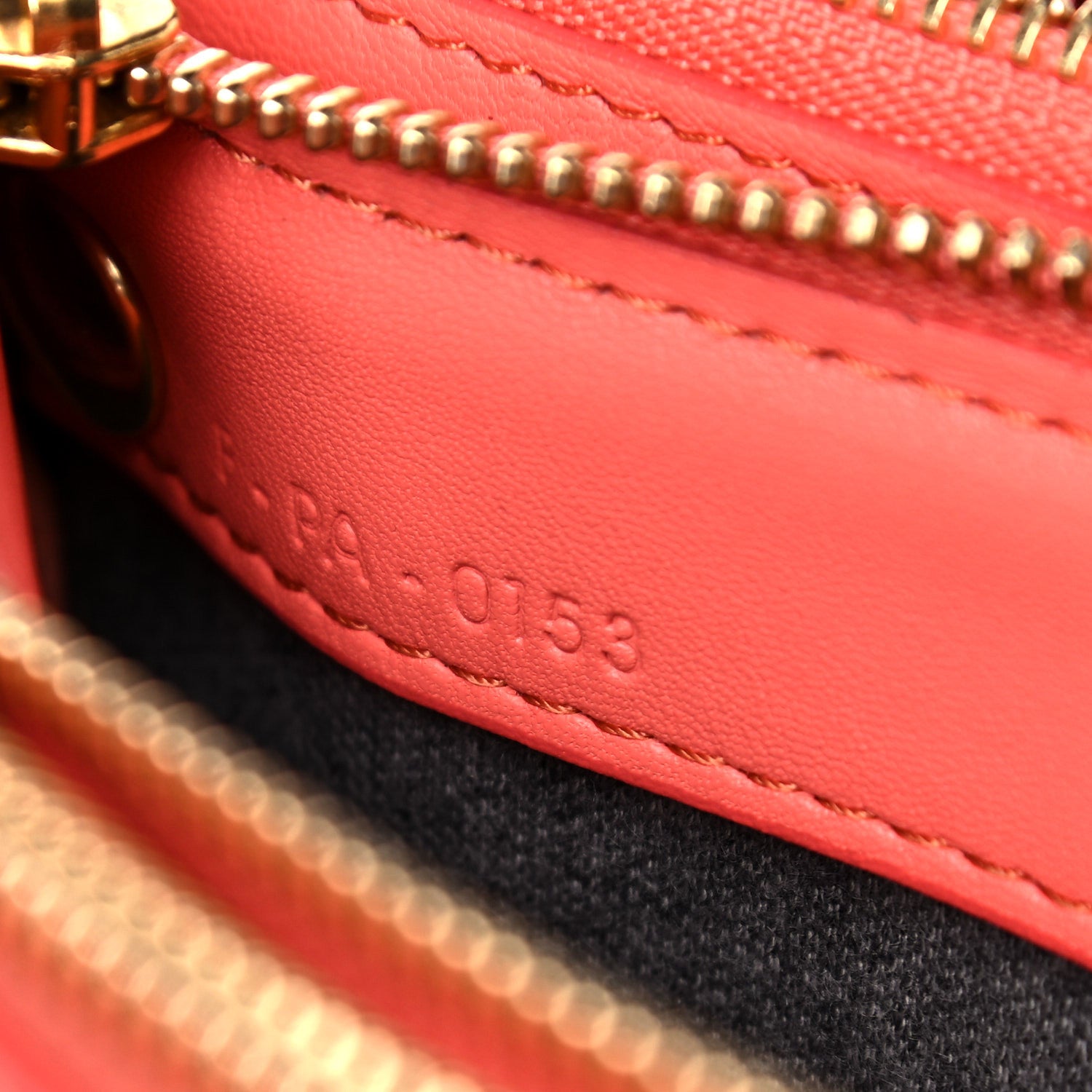 Celine Lambskin Small Trio Crossbody Bag Lipstick 8 of 21