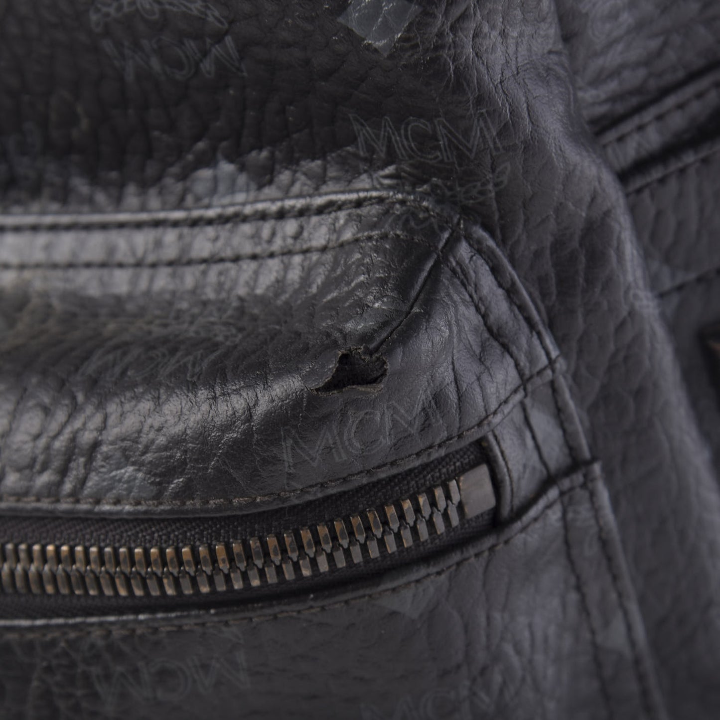 Visetos Medium Side Studs Stark Backpack Black