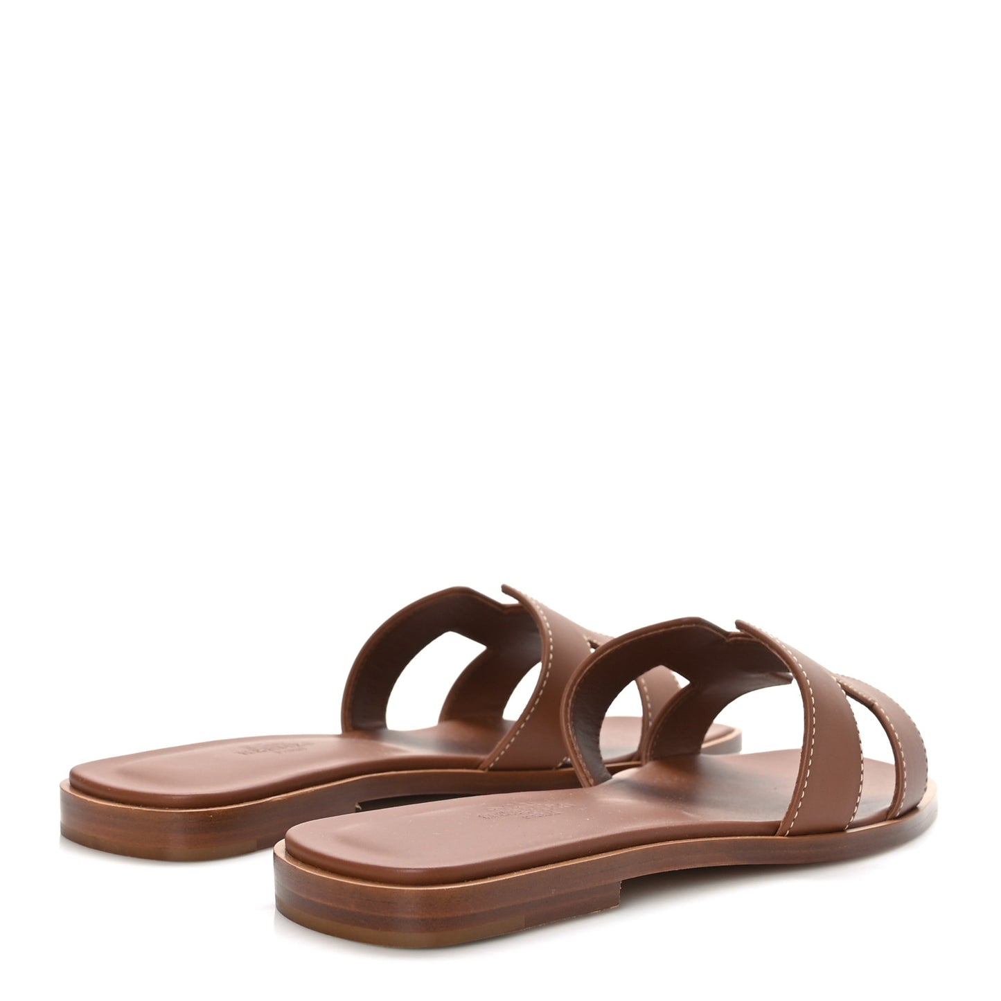 Box Calfskin Oran Sandals 36 Gold