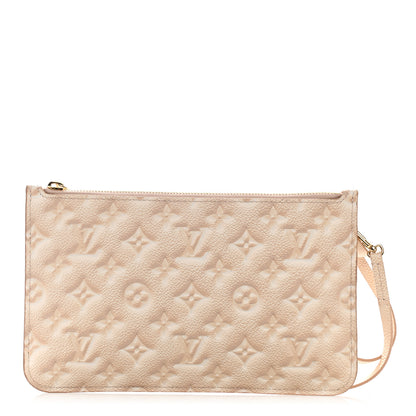 Louis Vuitton Empreinte Monogram Summer Stardust Neverfull MM Pochette Beige Clair 1 of 6