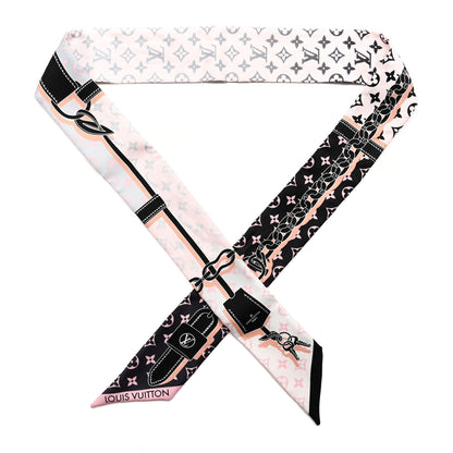 Louis Vuitton Silk Monogram Rising Confidential BB Bandeau Black Rose 1 of 4