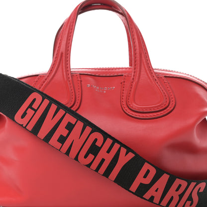 Givenchy Calfskin Micro Nightingale Logo Strap Red 8 of 13