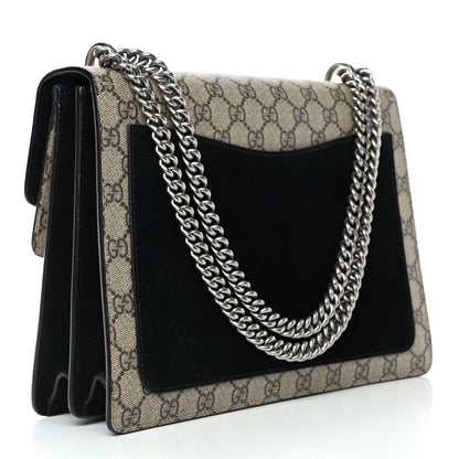 Gucci GG Supreme Monogram Medium Dionysus Shoulder Bag Black 2 of 7