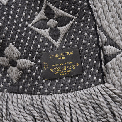 Louis Vuitton Wool Silk Logomania Scarf Verone 4 of 4