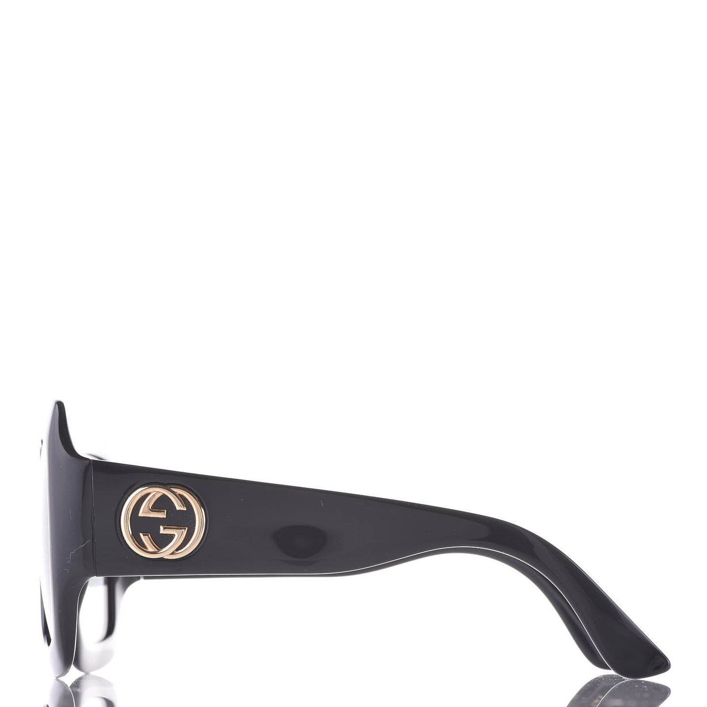 Acetate Square Frame Sunglasses GG0053S Black