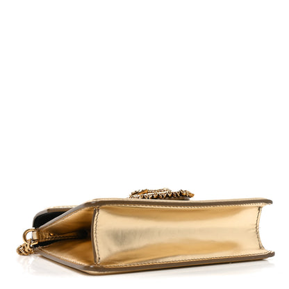Dolce & Gabbana Metallic Nappa Small Devotion Envelope Top Handle Bag Gold 4 of 9