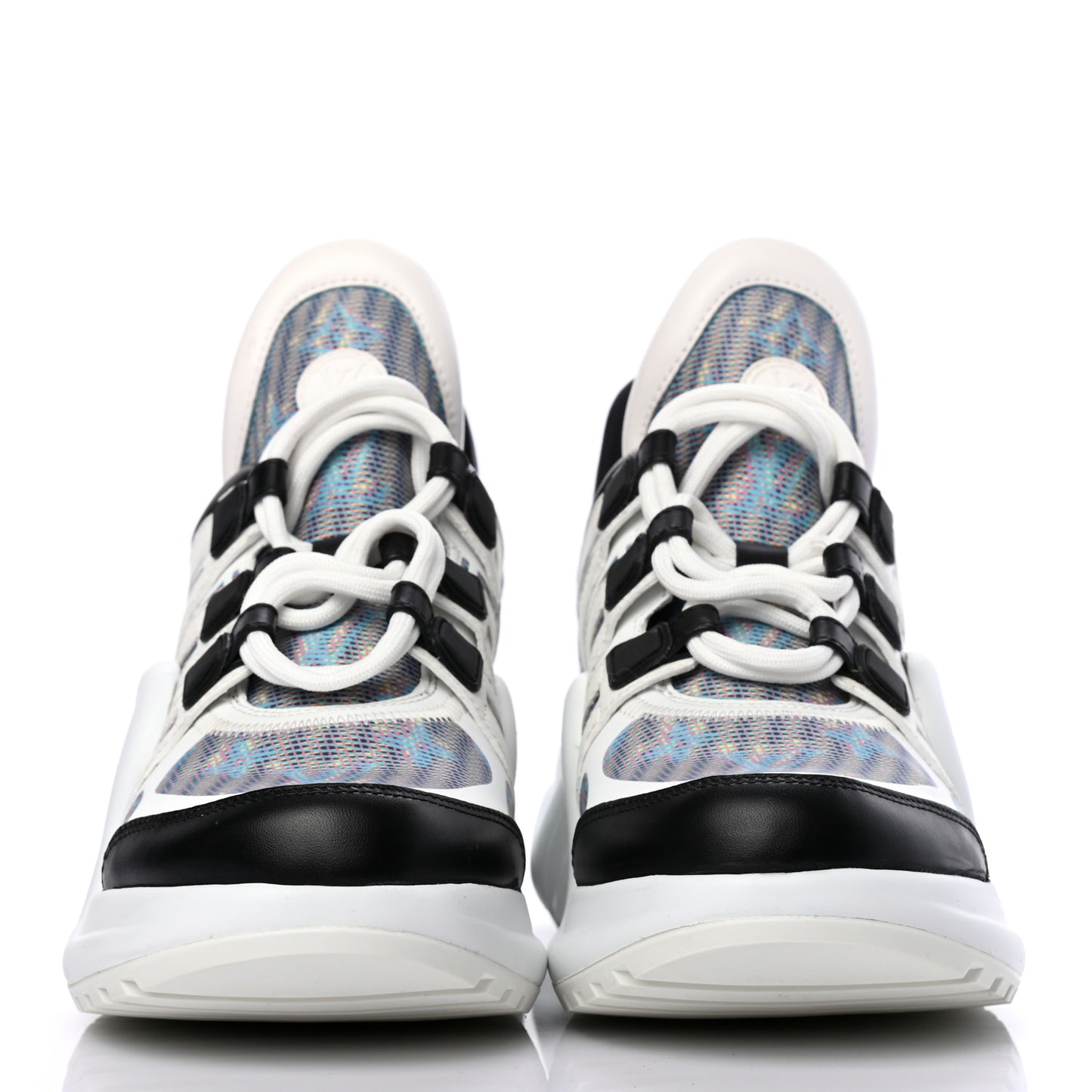 Calfskin Nylon LV Pop Archlight Sneaker 37.5 Blue
