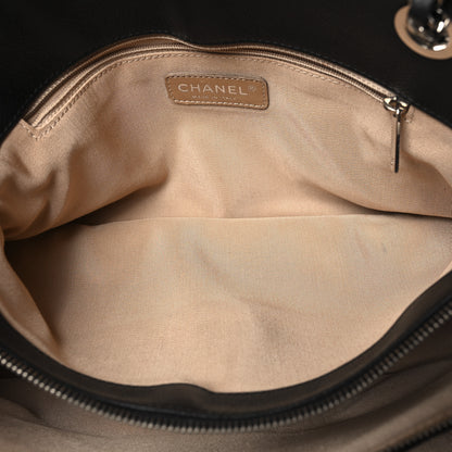 Chanel Caviar Quilted CC Timeless Soft Tote Black 7 of 12