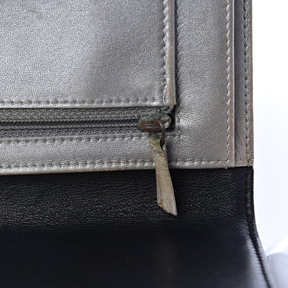 Chanel Lambskin Camellia Embossed Large Flap Wallet Black 17 of 17