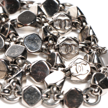 Chanel Gripoix Multi Strand Bracelet Silver 4 of 5