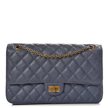 Chanel Calfskin Quilted 2.55 Reissue 226 Flap Blue 1 of 8