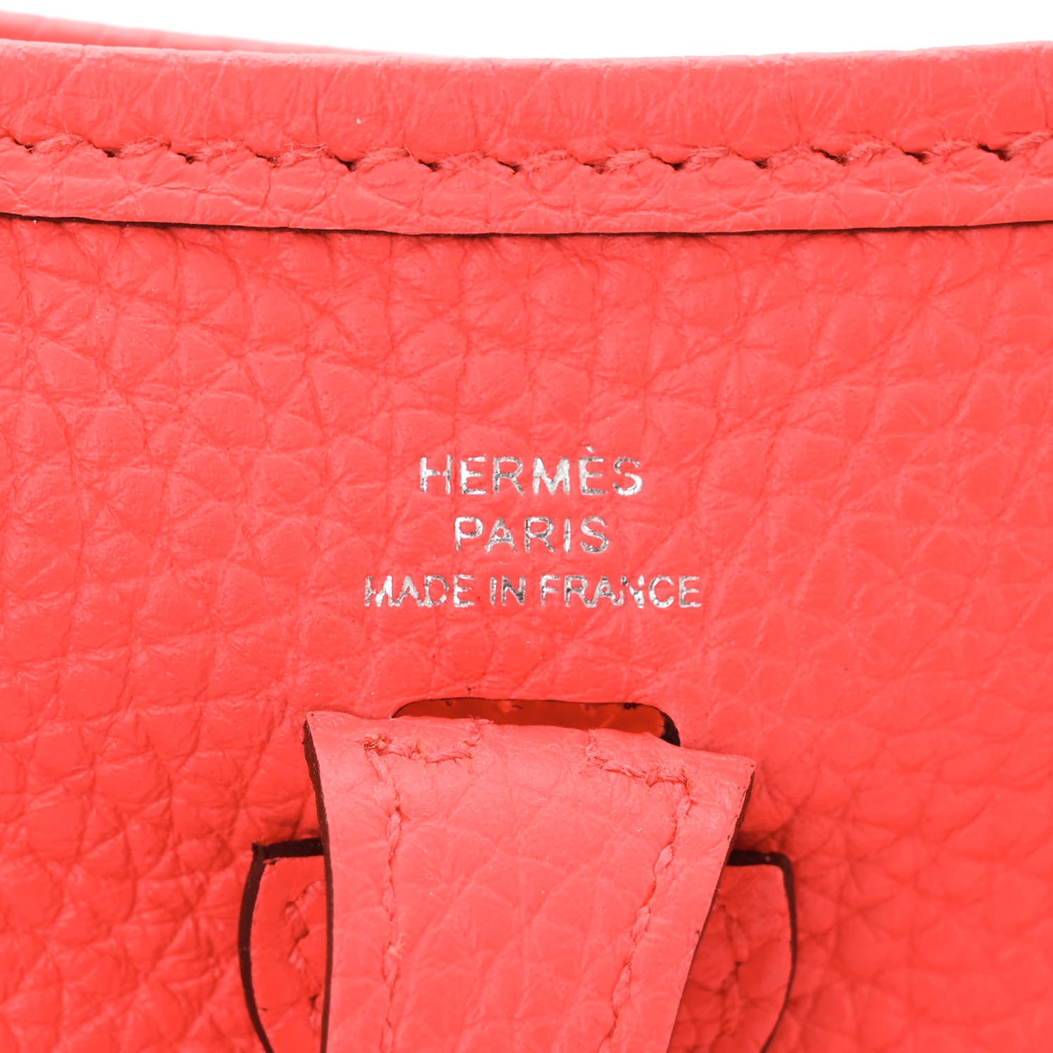 Hermes Taurillon Clemence Evelyne TPM Rose Texas 7 of 10