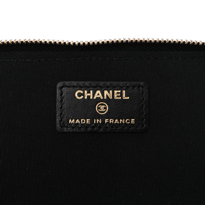 Chanel Lambskin Quilted Small Top Handle Vanity Case With Chain Black 6 of 11