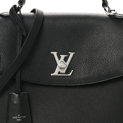 Louis Vuitton Soft Calfskin Lockme Ever MM Black 7 of 10