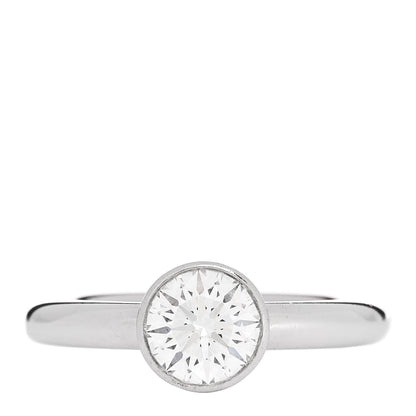 Tiffany Platinum Diamond .87ct Bezel Engagement Ring 47 4.25 1 of 5