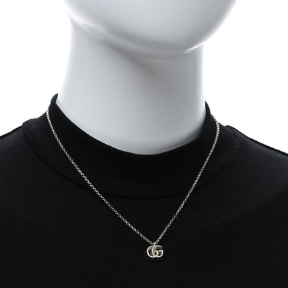 Gucci Sterling Silver GG Pendant Necklace 2 of 5