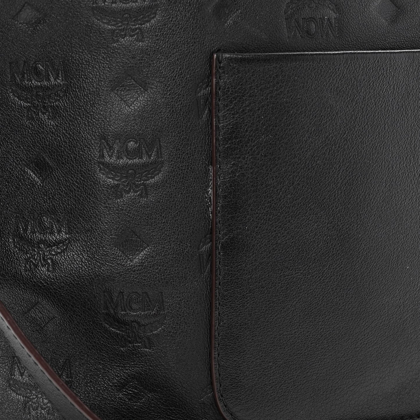 Calfskin Ottomar Monogram Large Klara Hobo Black