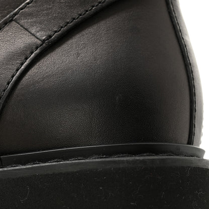 Valentino Garavani Calfskin Womens VLOGO 35mm Combat Boots 38 Black 11 of 12