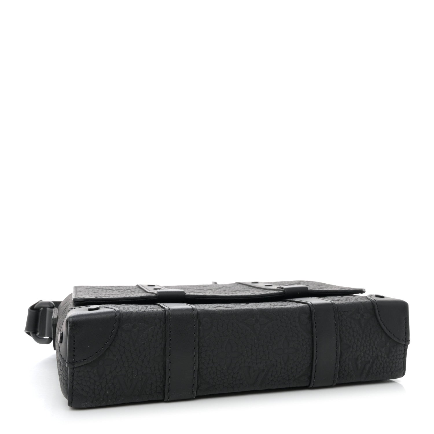 Louis Vuitton Taurillon Monogram Trunk Messenger Black 4 of 12
