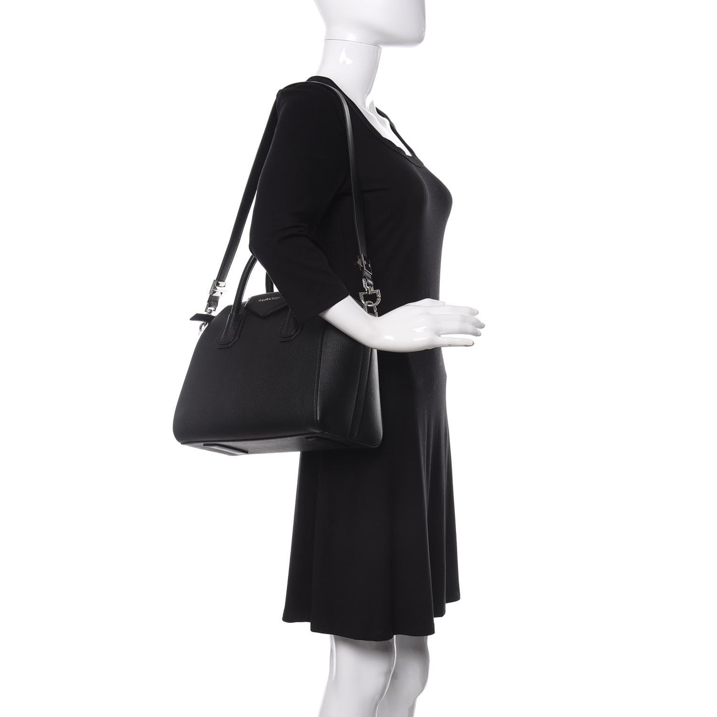 Sugar Goatskin Small Antigona Black