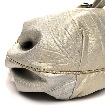 Fendi Nappa Nuvolata Bimetal Spy Oro Argento 7 of 15