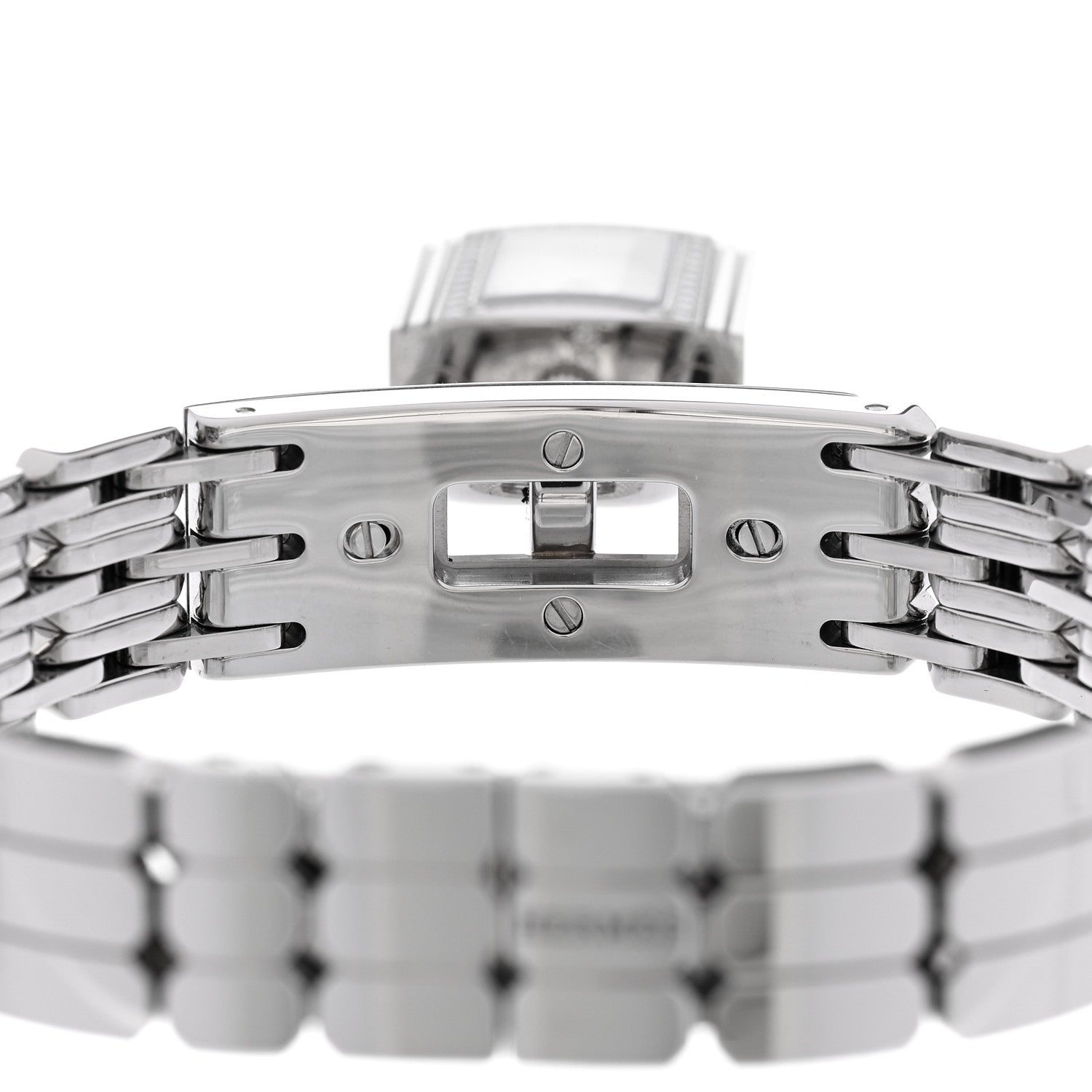 Hermes Stainless Steel Diamond Pave 16mm Kelly Quartz Watch 5 of 6
