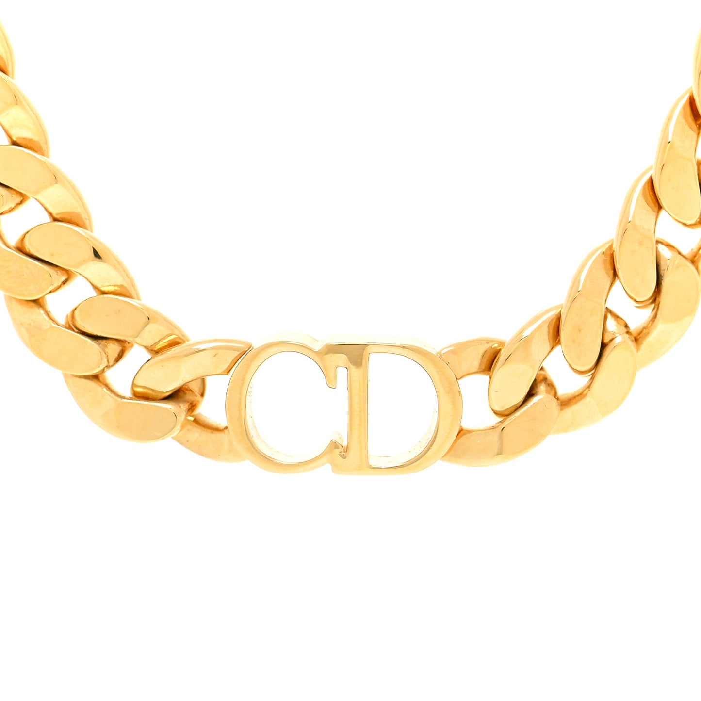 Metal Danseuse Etoile Chain Choker Necklace Gold