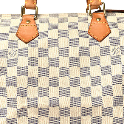 Louis Vuitton Damier Azur Speedy 30 7 of 10