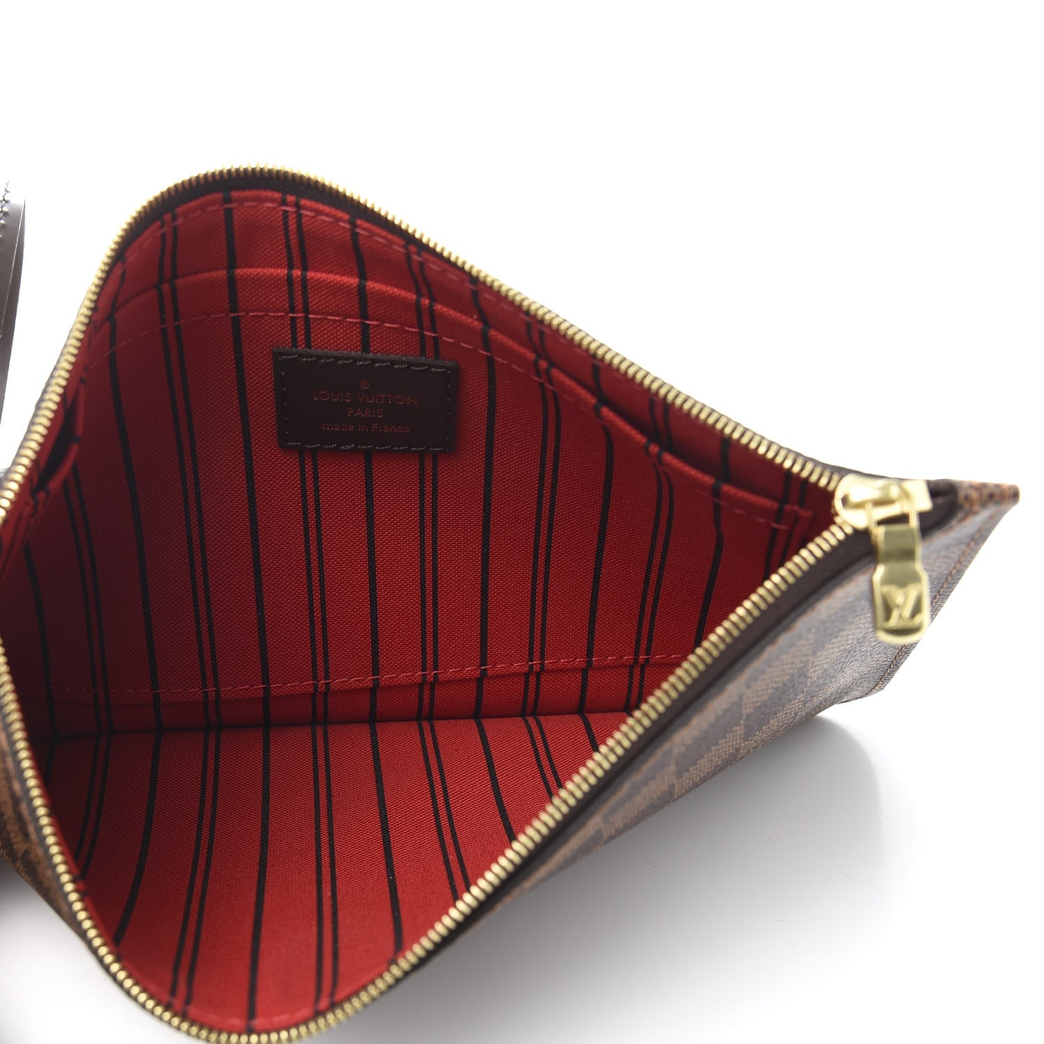 Louis Vuitton Damier Ebene Neverfull MM GM Pochette 5 of 9