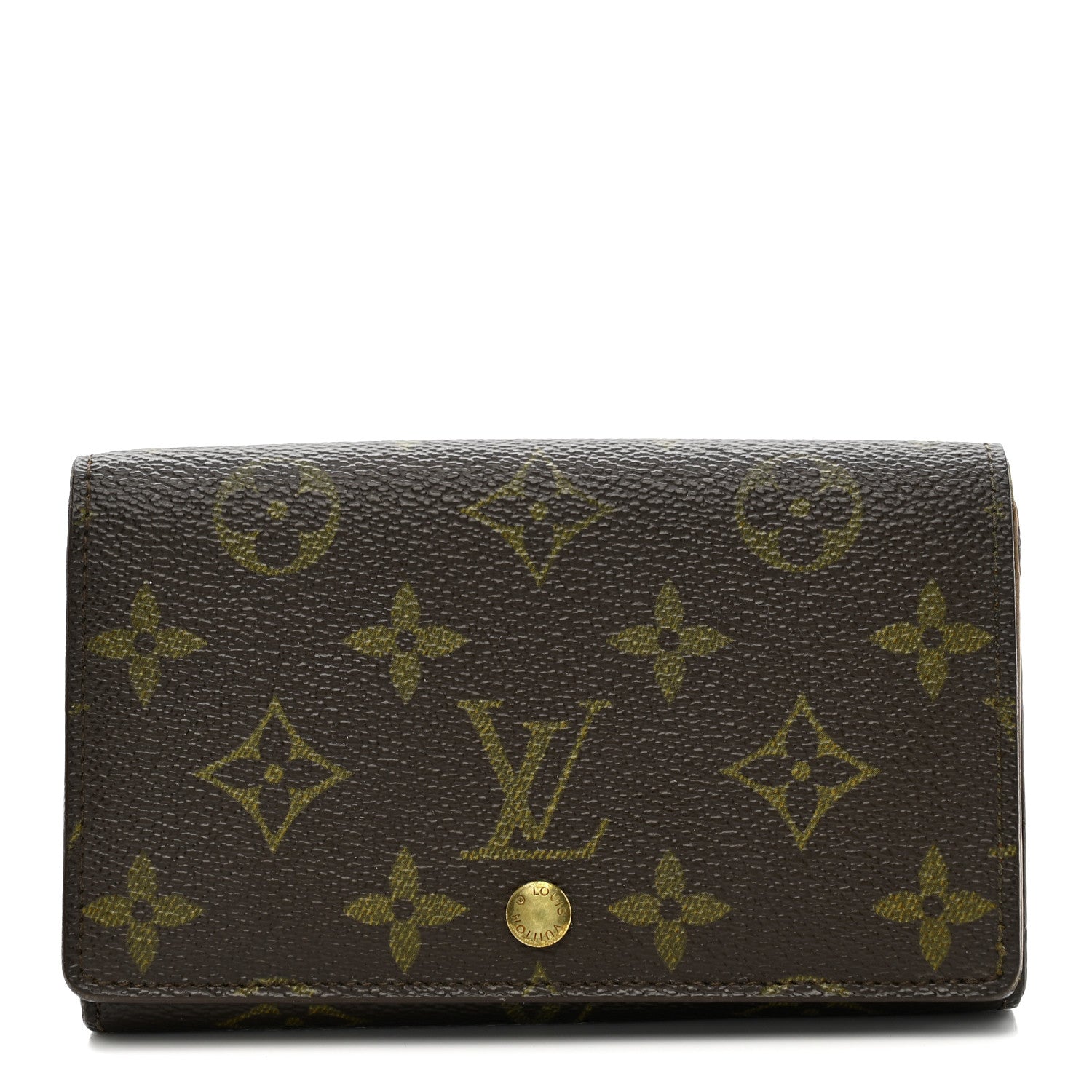 Louis Vuitton Monogram Porte-Monnaie Tresor Wallet 1 of 11