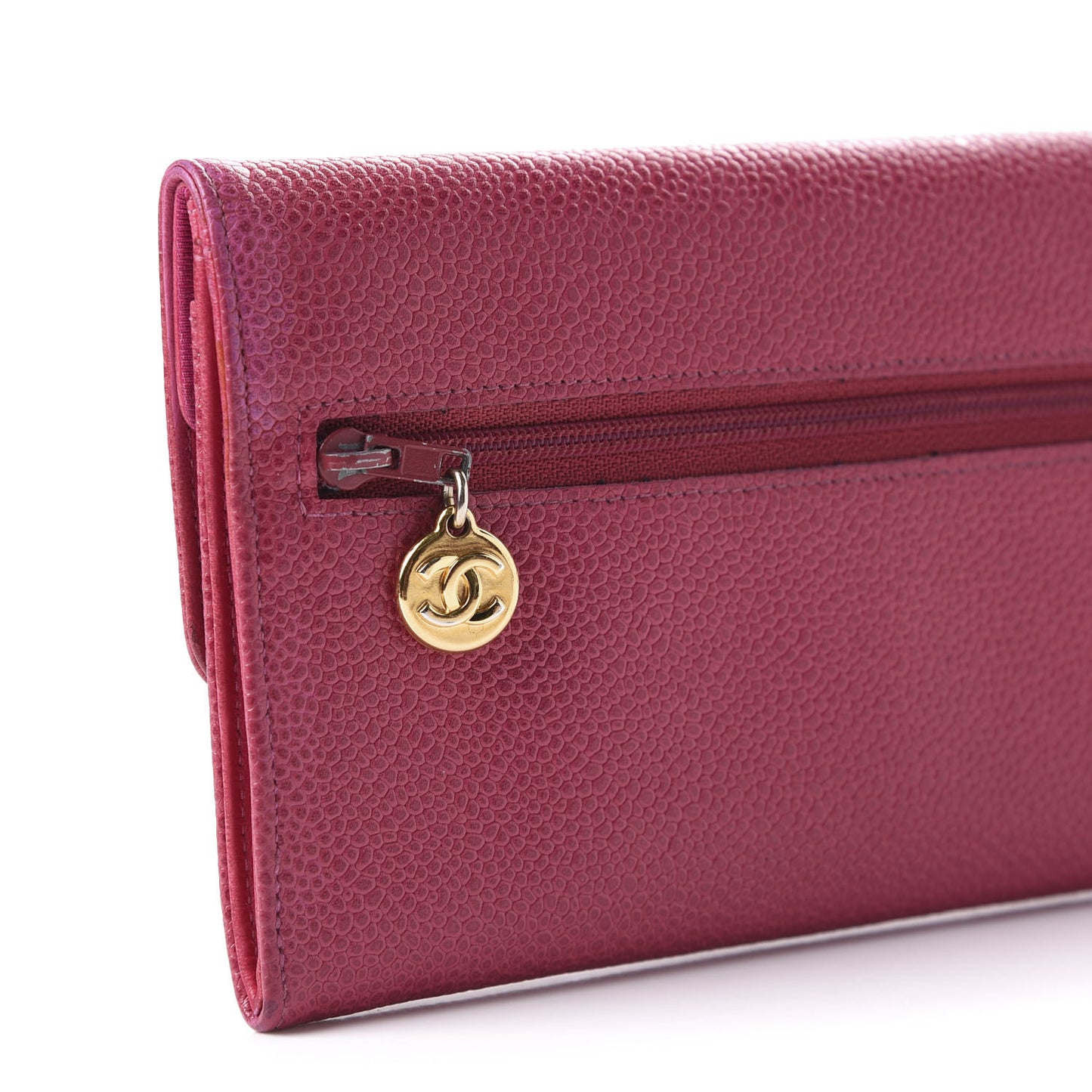 Caviar Timeless CC Wallet Dark Fuchsia