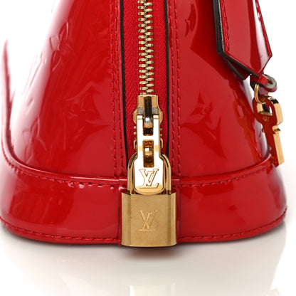 Louis Vuitton Vernis Alma BB Cherry 11 of 14