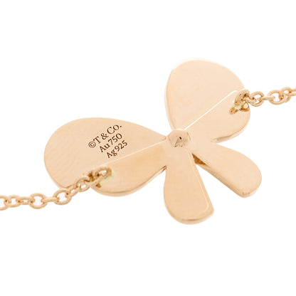 Tiffany 18K Rose Gold Sterling Silver Return to Tiffany Love Bugs Butterfly Bracelet 4 of 6