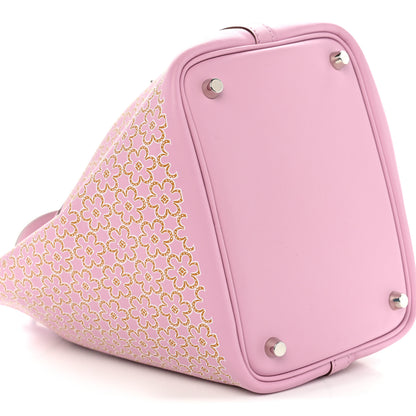 Hermes Swift Lucky Daisy Picotin Lock 18 PM Mauve Sylvestre 8 of 9