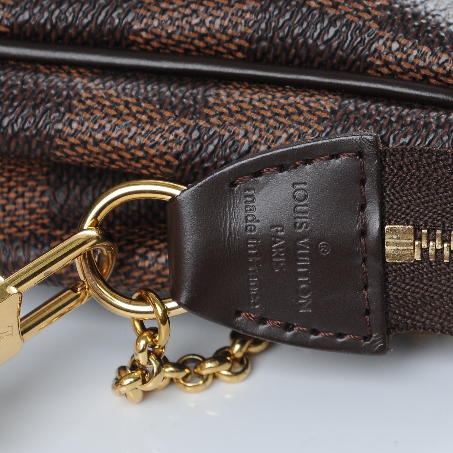 Louis Vuitton Damier Ebene Eva Clutch 7 of 9