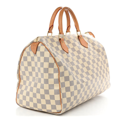 Louis Vuitton Damier Azur Speedy 35 3 of 13