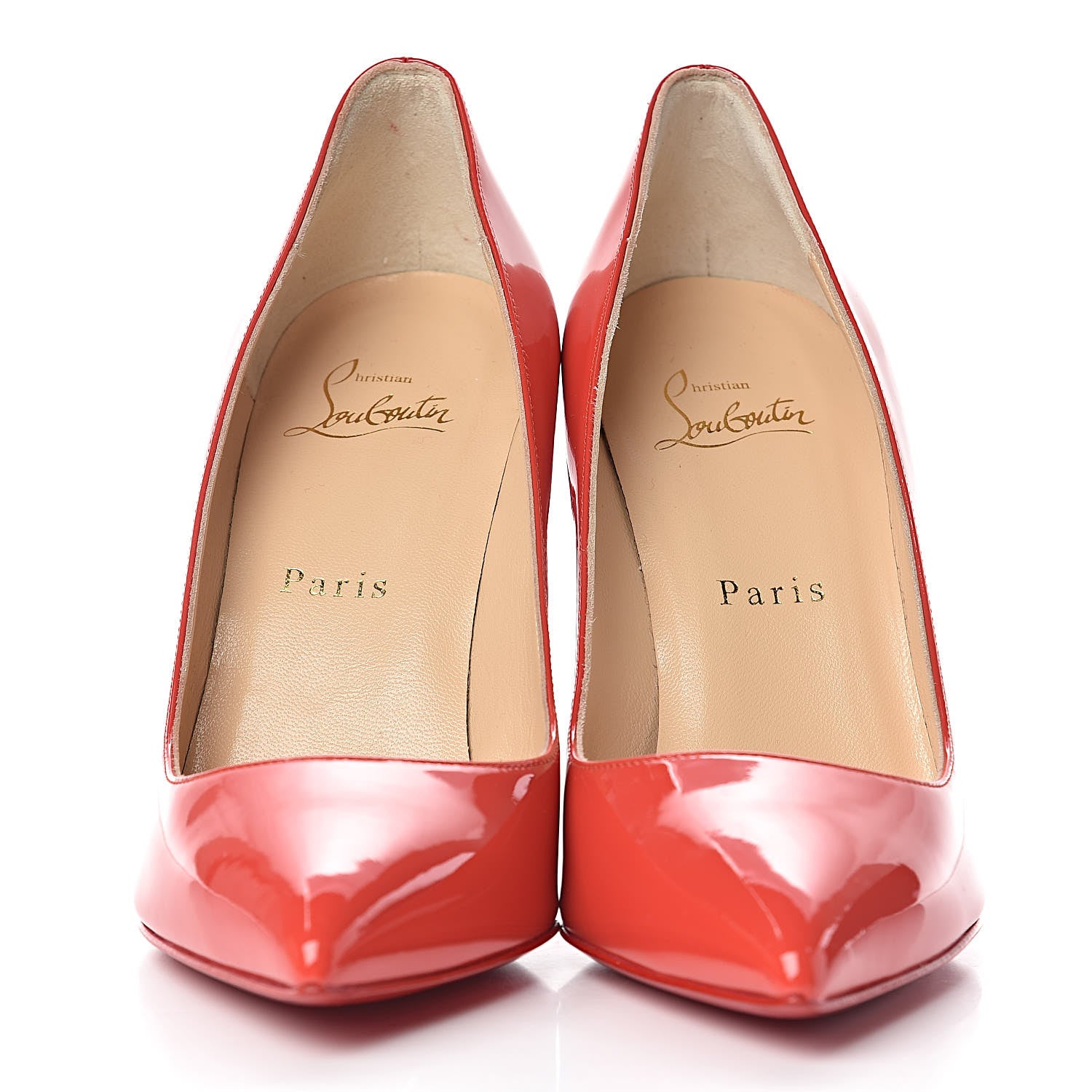 Christian Louboutin Patent Pigalle 100 Pumps 37 Bisou 2 of 8