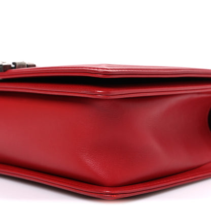 Chanel Lambskin Quilted New Medium Boy Flap Red 10 of 10