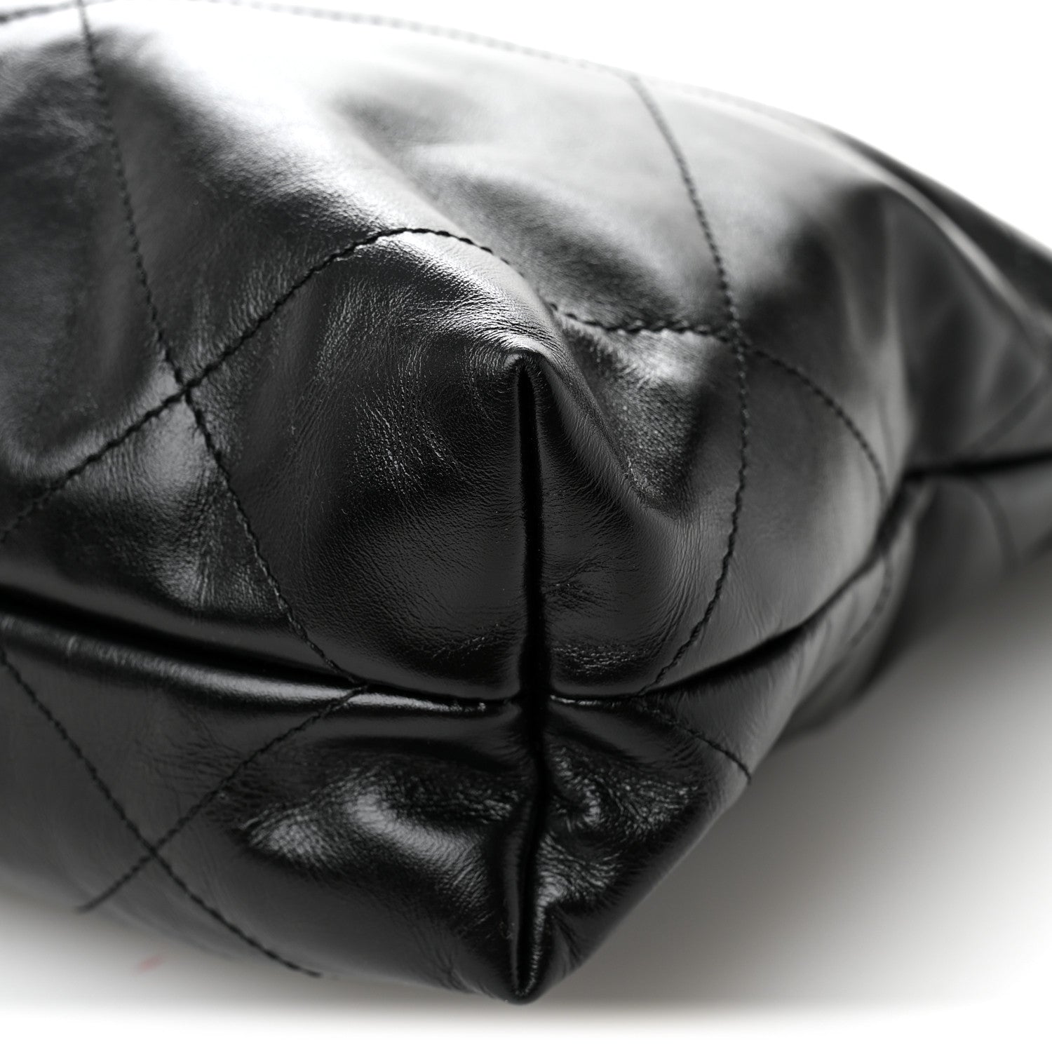 Chanel Shiny Calfskin Quilted Small Chanel 22 Black 11 of 11