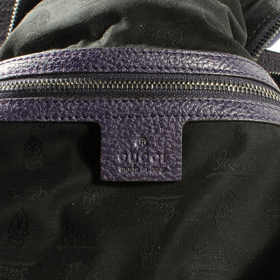Suede Icon Bit Shoulder Bag Purple