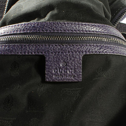 Gucci Suede Icon Bit Shoulder Bag Purple 7 of 8