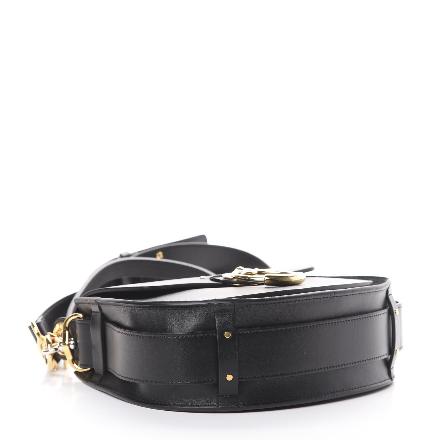 Chloe Grained Calfskin Large Tess Bag Black 3 of 14