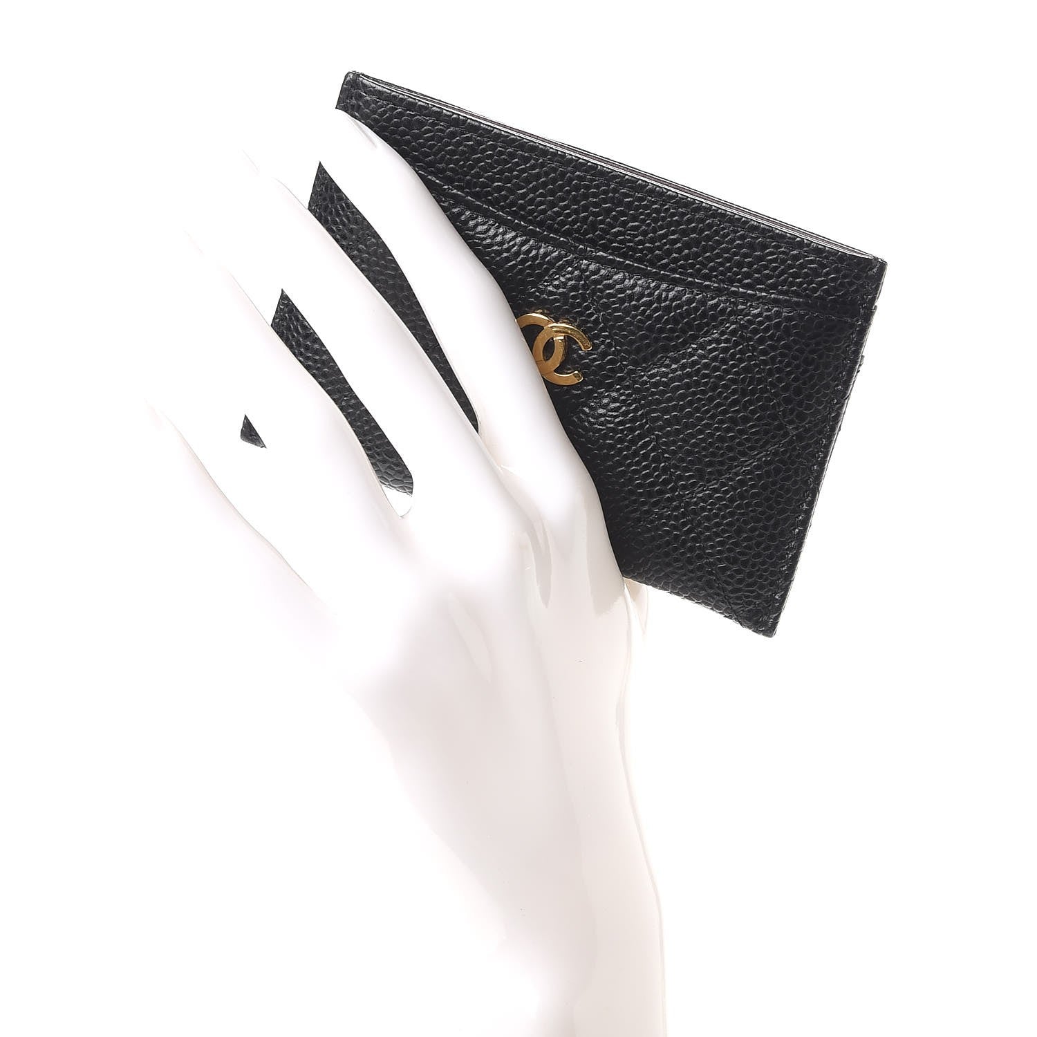 Chanel Caviar Quilted Card Holder Black 2 of 9