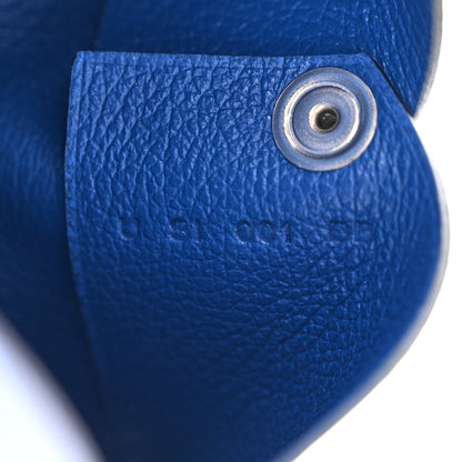 Hermes Evercolor Verso Calvi Card Case Bleu Saphir Bleu France 7 of 9