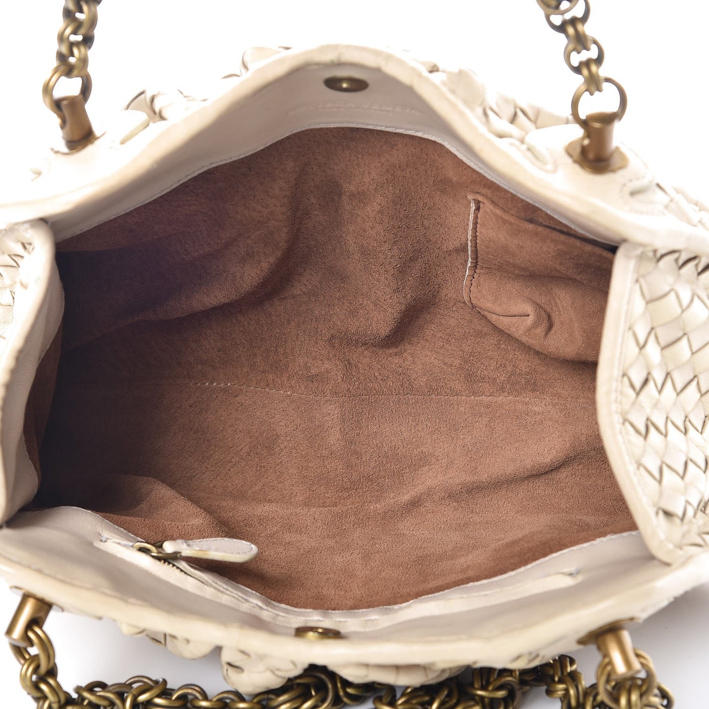 Nappa Intrecciato Small Chain Shoulder Bag Limo